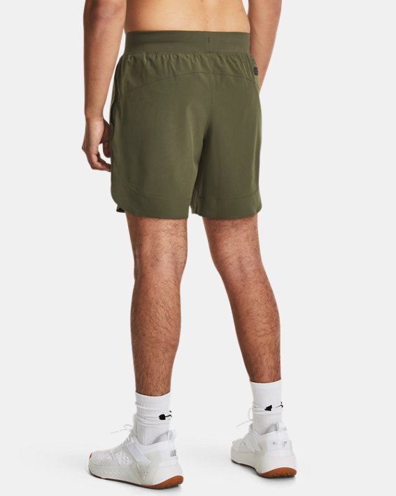 Men's Project Rock Unstoppable Shorts in Green image number 1
